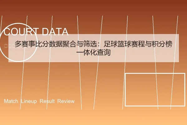 多赛事比分数据聚合与筛选：足球篮球赛程与积分榜一体化查询